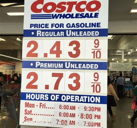 costco gas price today|costco gas per gallon today.